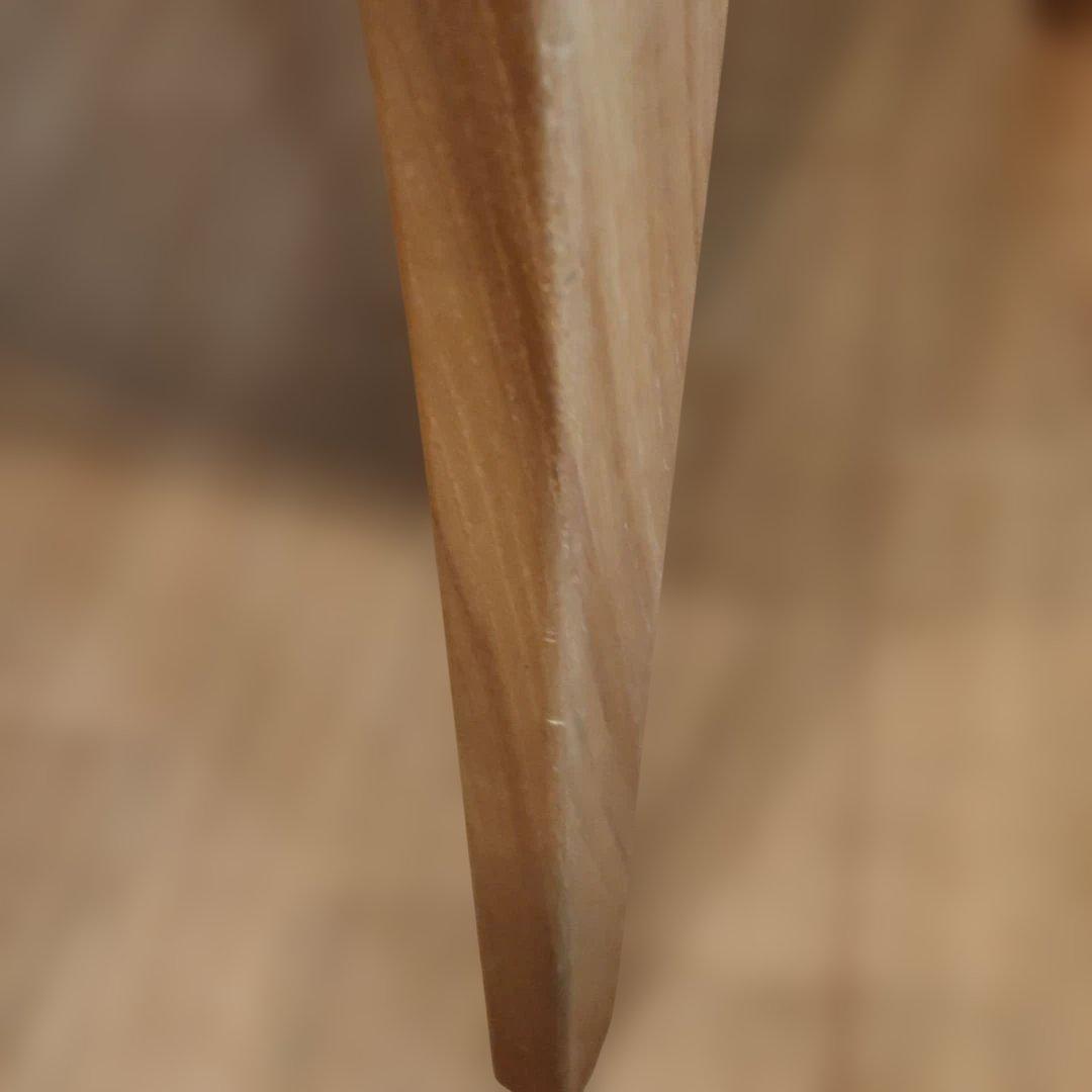 無印良品 木製アームチェア ダイニング用ラウンジチェア タモ材 北欧 廃盤品