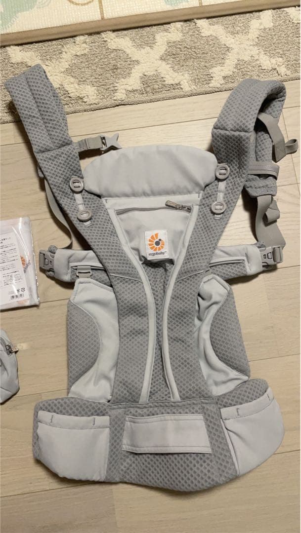 【美品】ergobaby(エルゴベビー) オムニブリーズ パールグレー