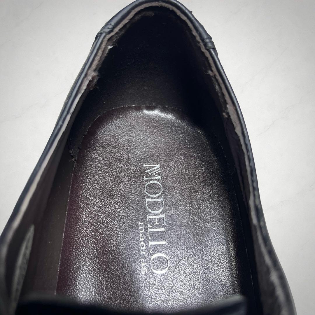 極美品✨マドラスモデロ ビジネスシューズ ストレートチップ 黒