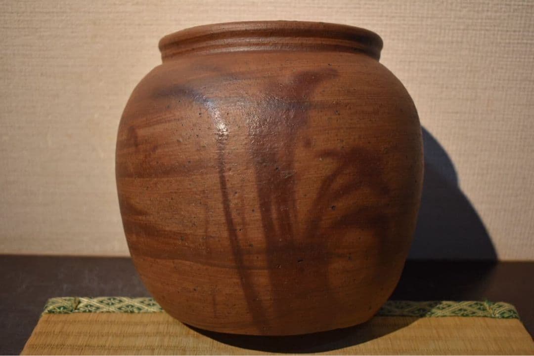 【真作 江戸初期名品】 「古備前水指」（江戸初期） 鑑定委員会箱書/鑑定書付属