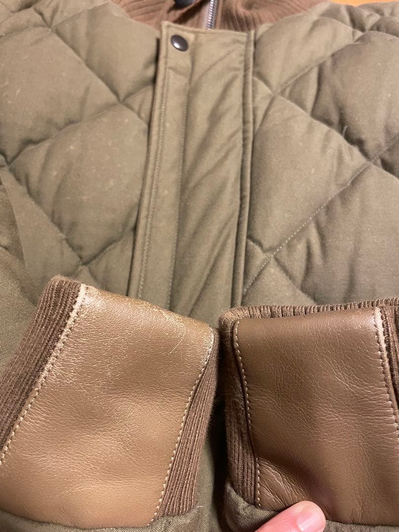 【激レア】Racing Down Jacket Sサイズ オリーブ色