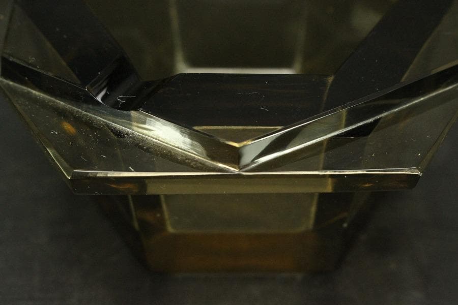 アンティーク レトロ ガラス 灰皿 煙草具(ZE429)