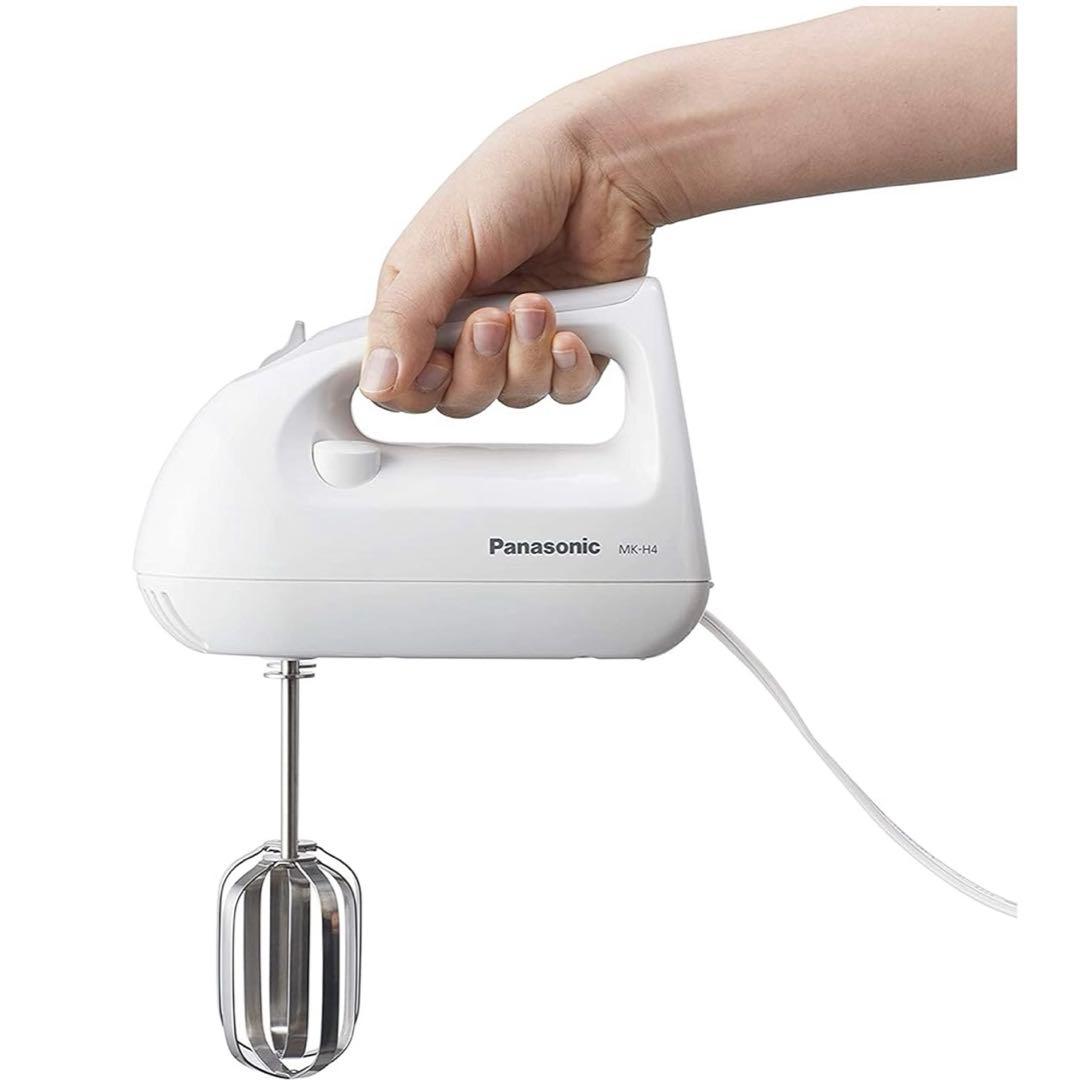 美品　Panasonic ハンドミキサー MK-H4-W