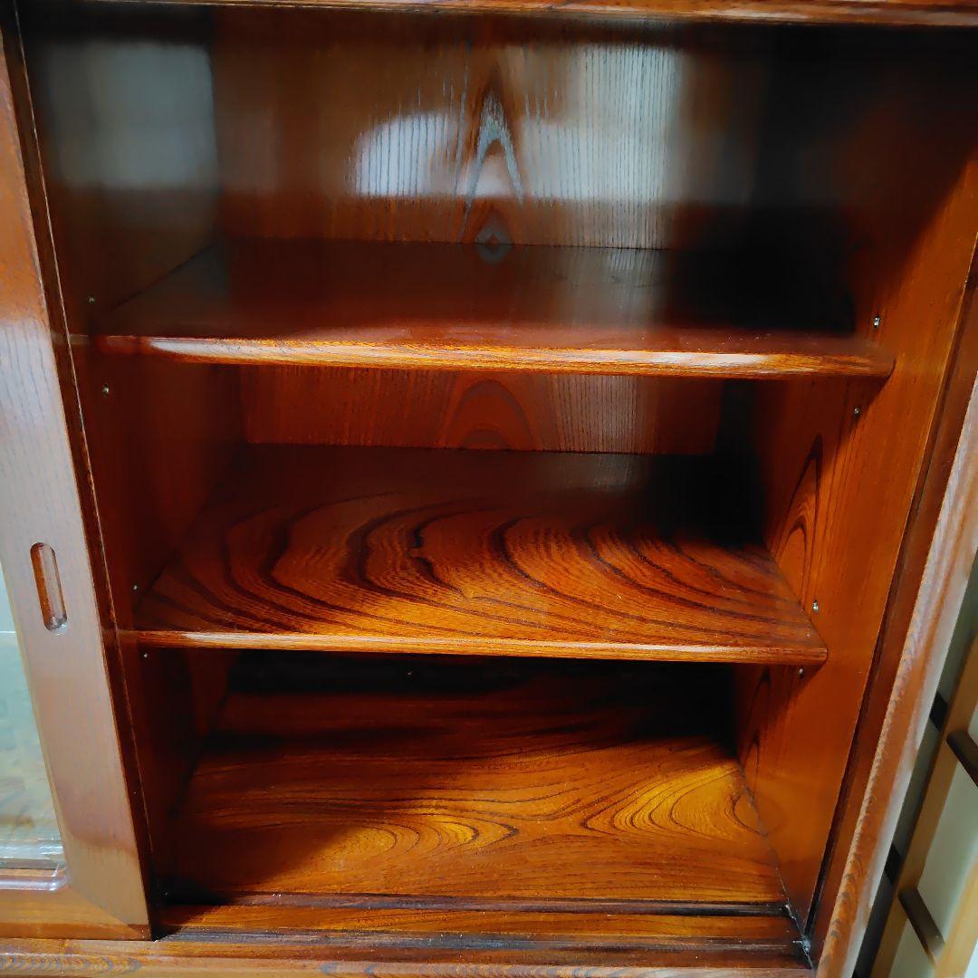 茶箪笥　漆器　木製品　高級家具　アンティーク　木目