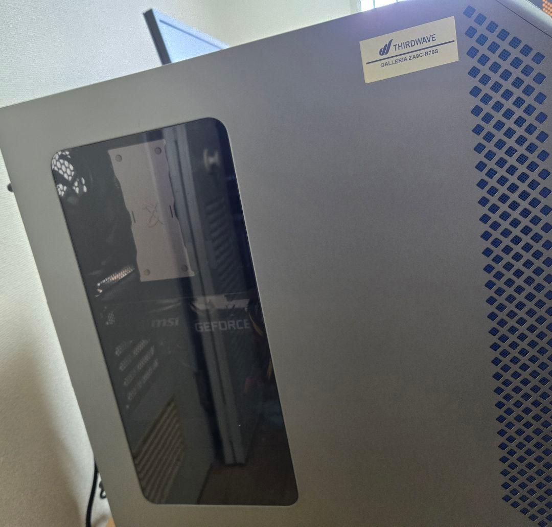 特価 GALLERIA ゲーミングpc i9 RTX3070 モンハンワイルズ