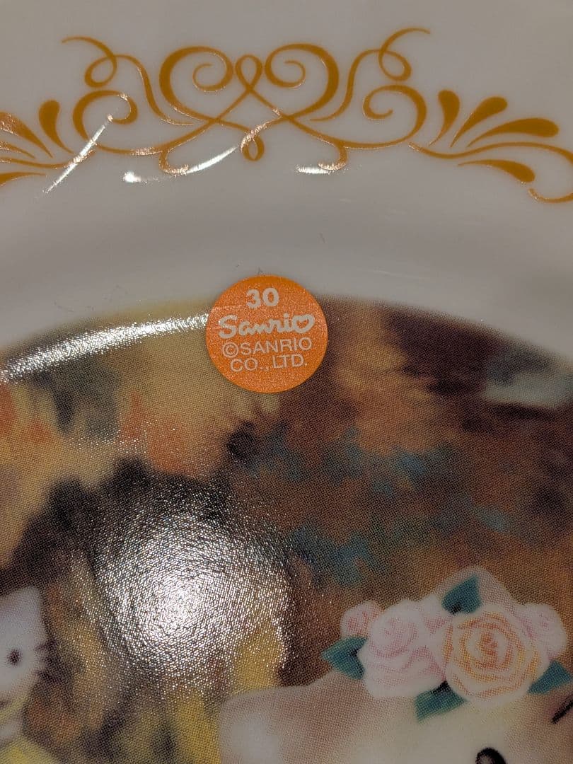 希少　ハローキティ　絵皿　2001　ゴッホ　30周年記念シリーズ　プレート　⑫