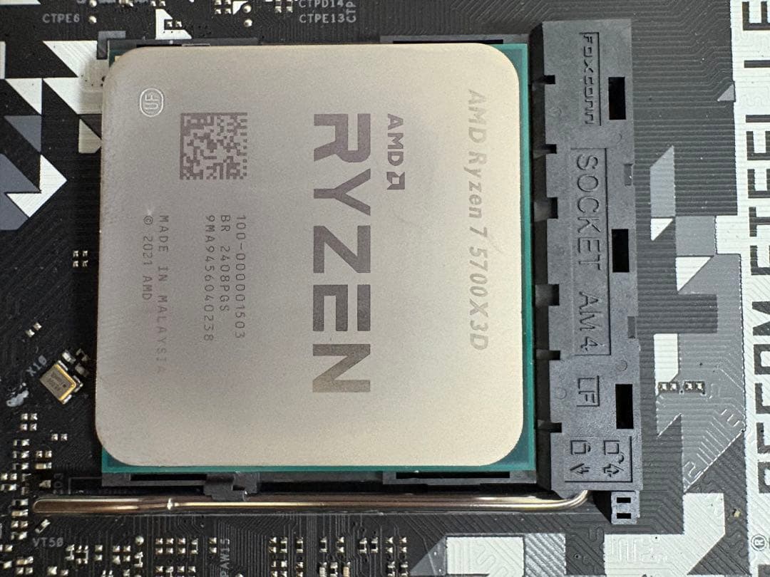 Ryzen 7 5700X3D,b550m steel legend おまけ付き