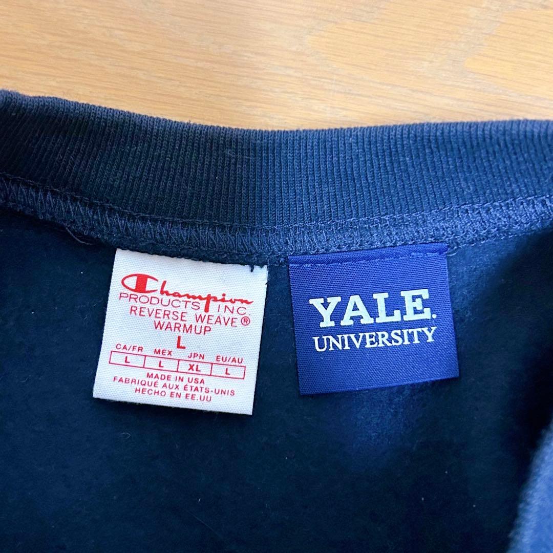 【未使用】チャンピオン リバースウィーブ YALE ネイビー XL