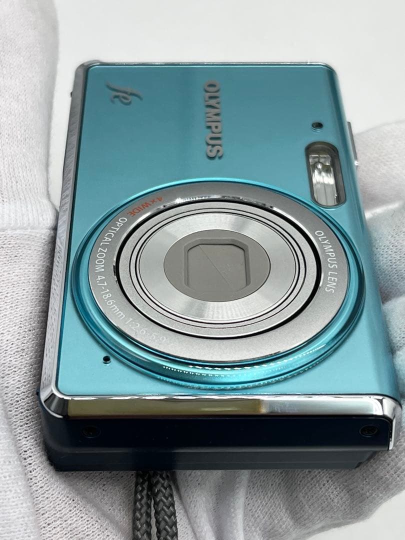 ♦︎OLYMPUS FE-4020 水色 デジタルカメラ