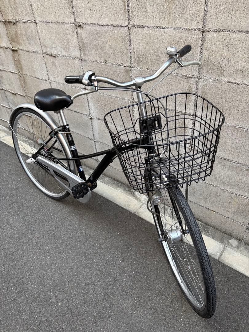<電動用両タイヤ新品>シティサイクル内装３段