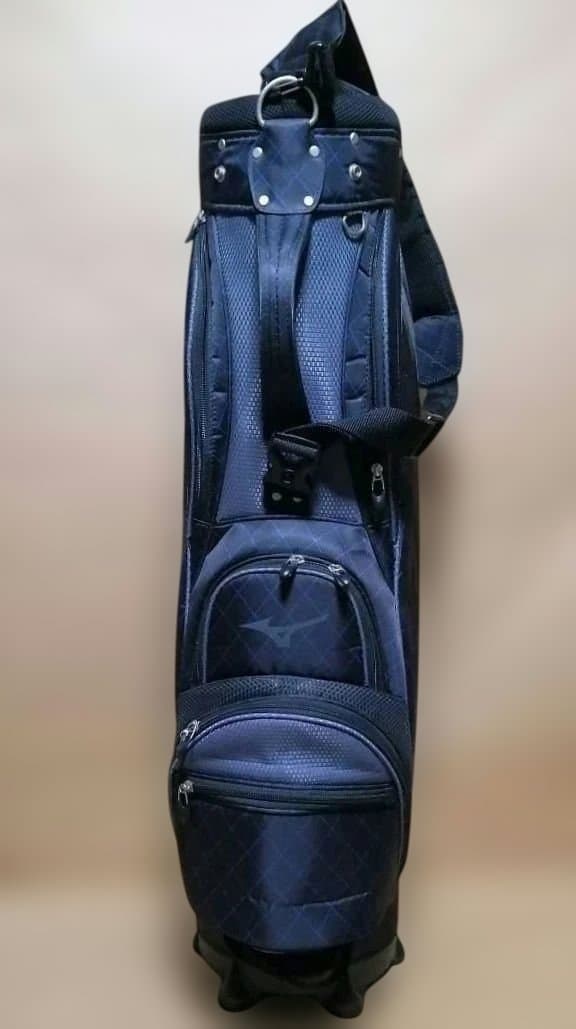 MIZUNO 軽量 キャディバッグ 黒 ゴルフバッグ