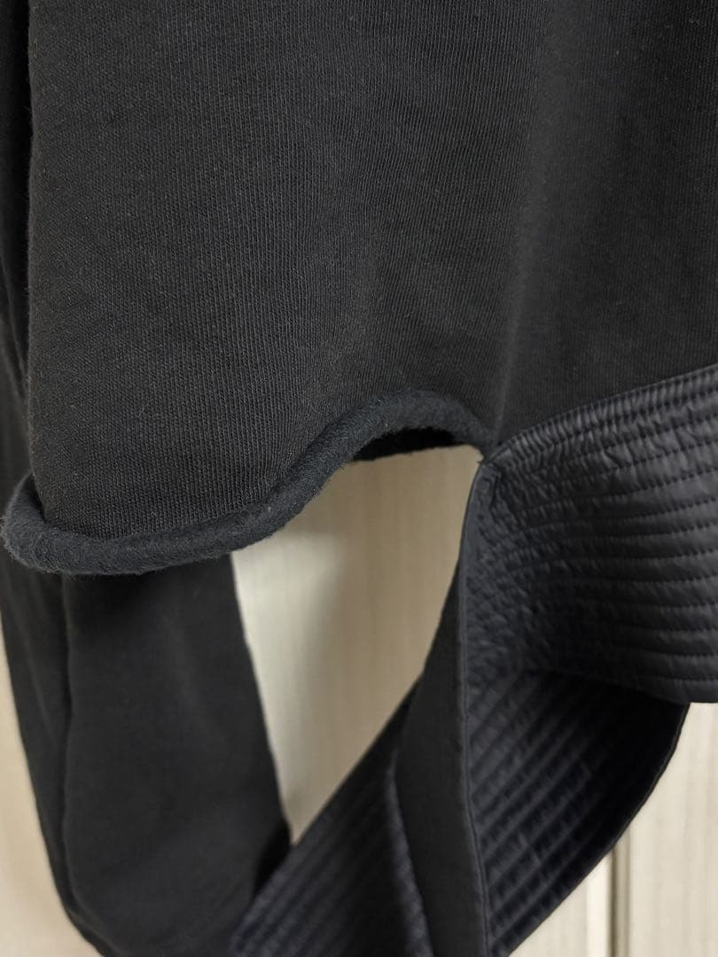 リックオウエンス ダークシャドウ　黒 クロップドスウェット