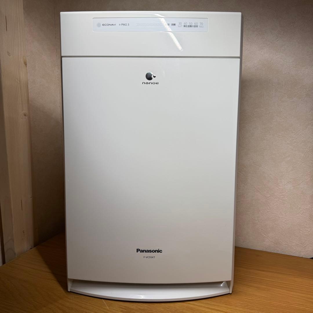 【美品】パナソニック　加湿空気清浄機　F-VC55XT 2020年製