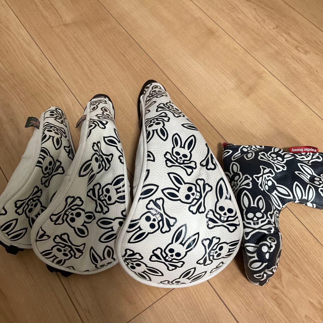 Psycho Bunny ゴルフバッグ・キャディバッグ　ヘッドカバーおまけ