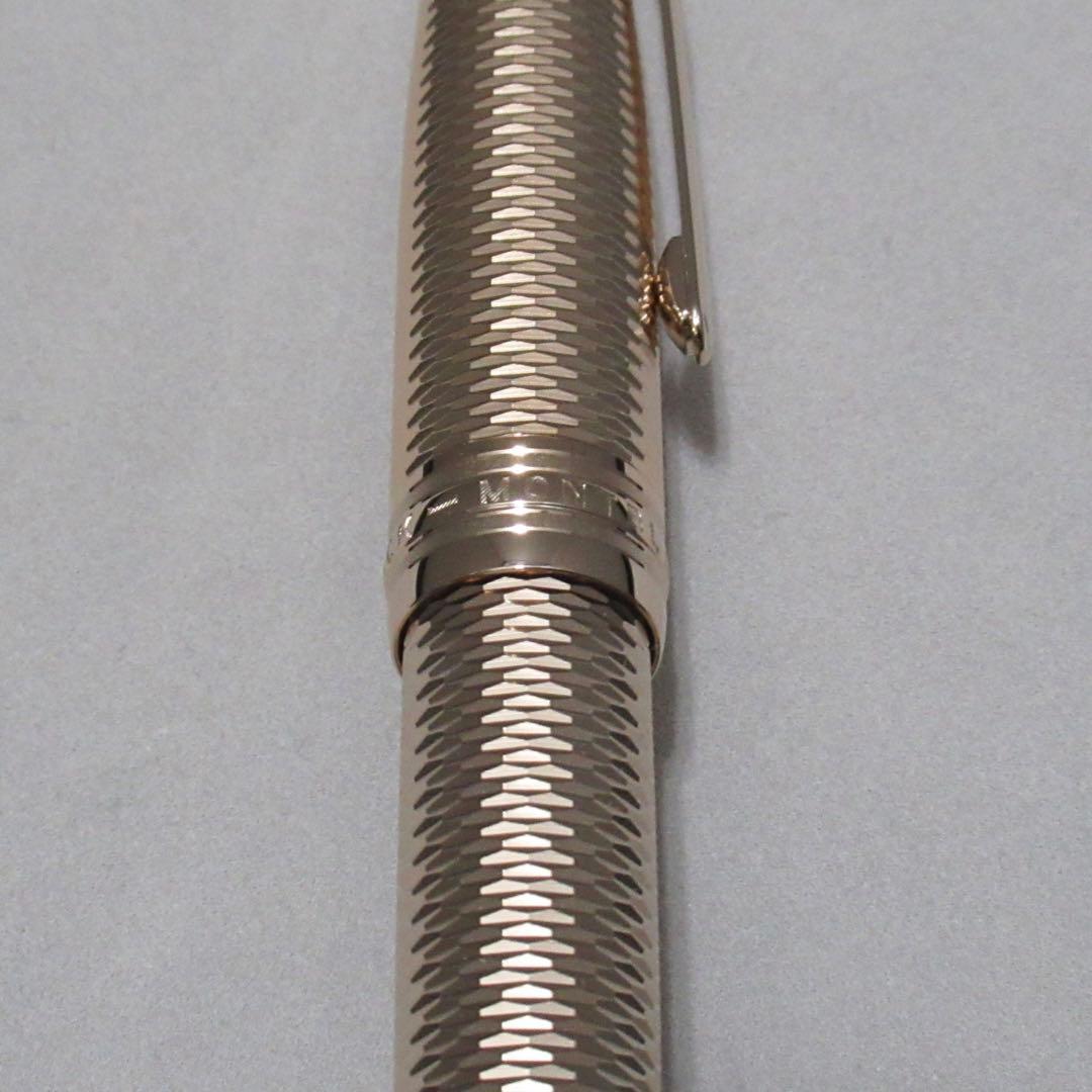 モンブラン 万年筆 146 ソリテール ジオメトリー シグニチャーゴールド