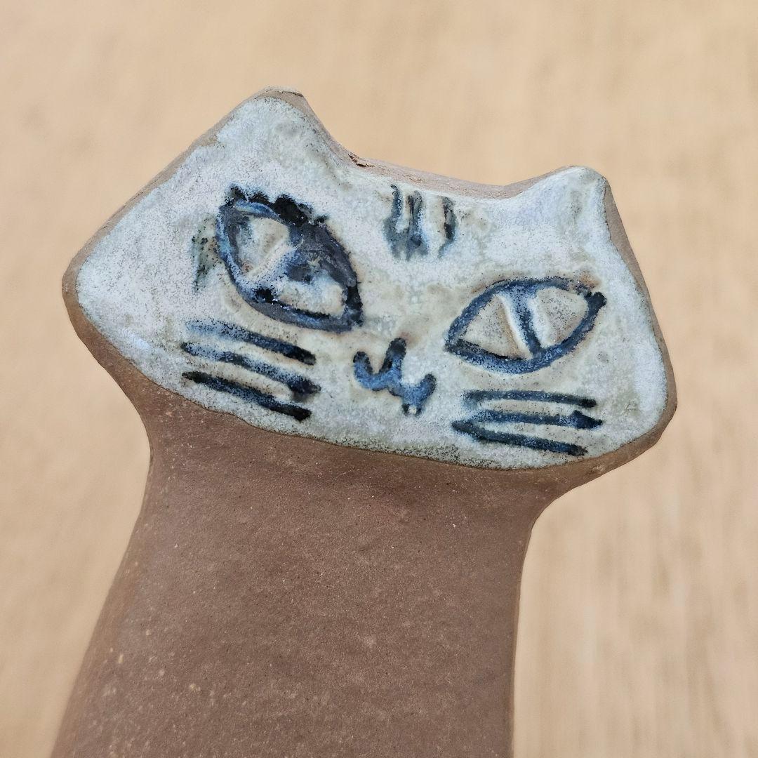 リサラーソン LILLA ZOO Katt お座りした猫　ヴィンテージ　置物