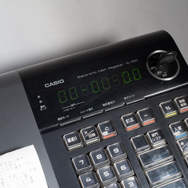 レジ カシオレジスター NL-200 CASIO ブラック 黒