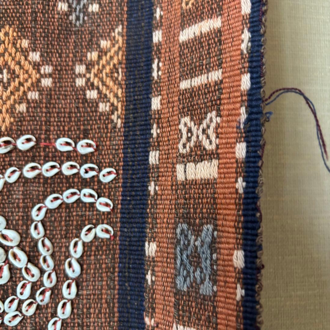 アニマル　手織り　ジェルワーク　タペストリー