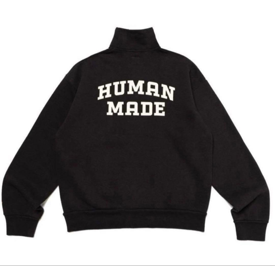 トップス HUMAN MADE Half-Zip Sweatshirt \"Black\"