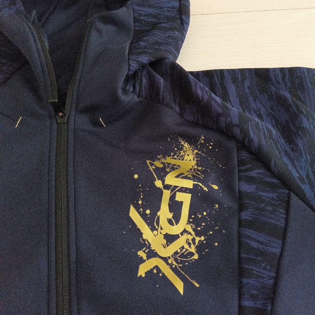 デサント DESCENTE ネイビー ジャージ上下セット フルジップパーカー