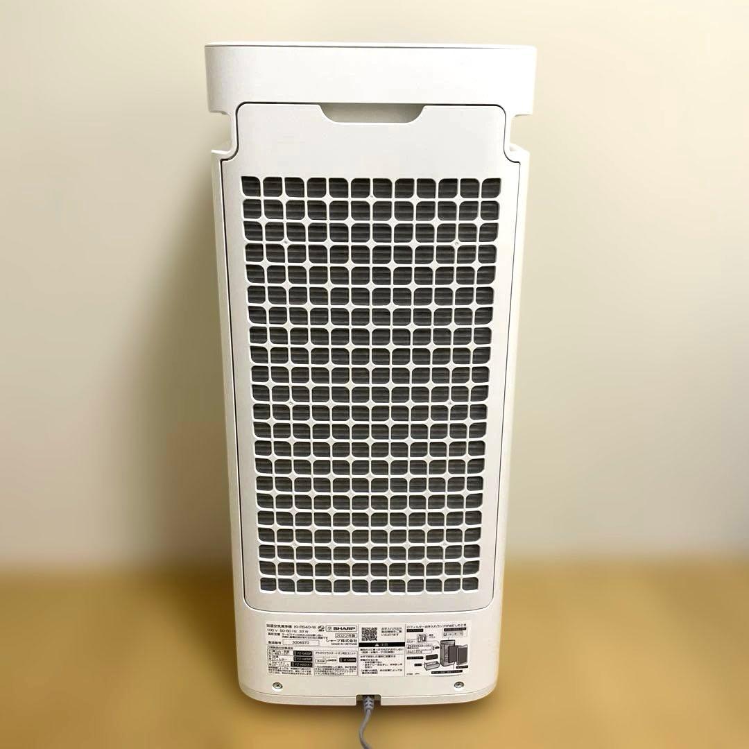 【美品】SHARPシャープ　KI-RS40-W 加湿空気清浄機 2022年製