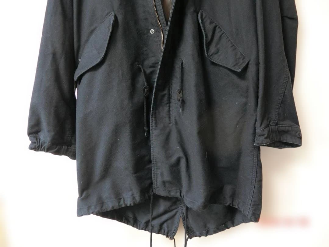 本日２３時まで専用です超レアAVIREX ブラックヘビーウエイト モッズコート