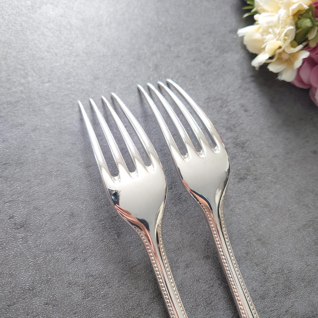 希少 美品 クリストフル パール スタンダードフォーク 2点