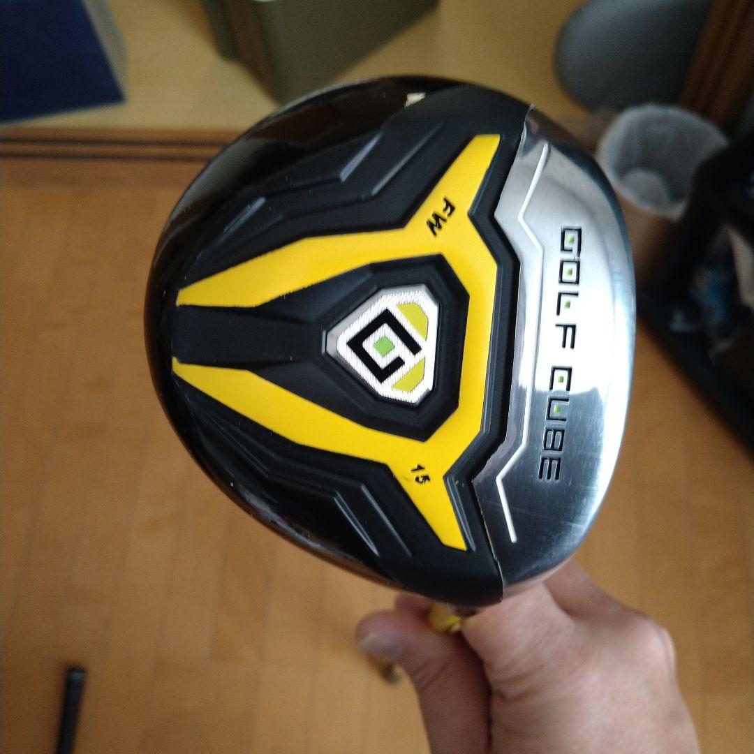 GOLF CUBE ゴルフバッグ+ クラブ１０本+新品ゴルフボール３ダース付