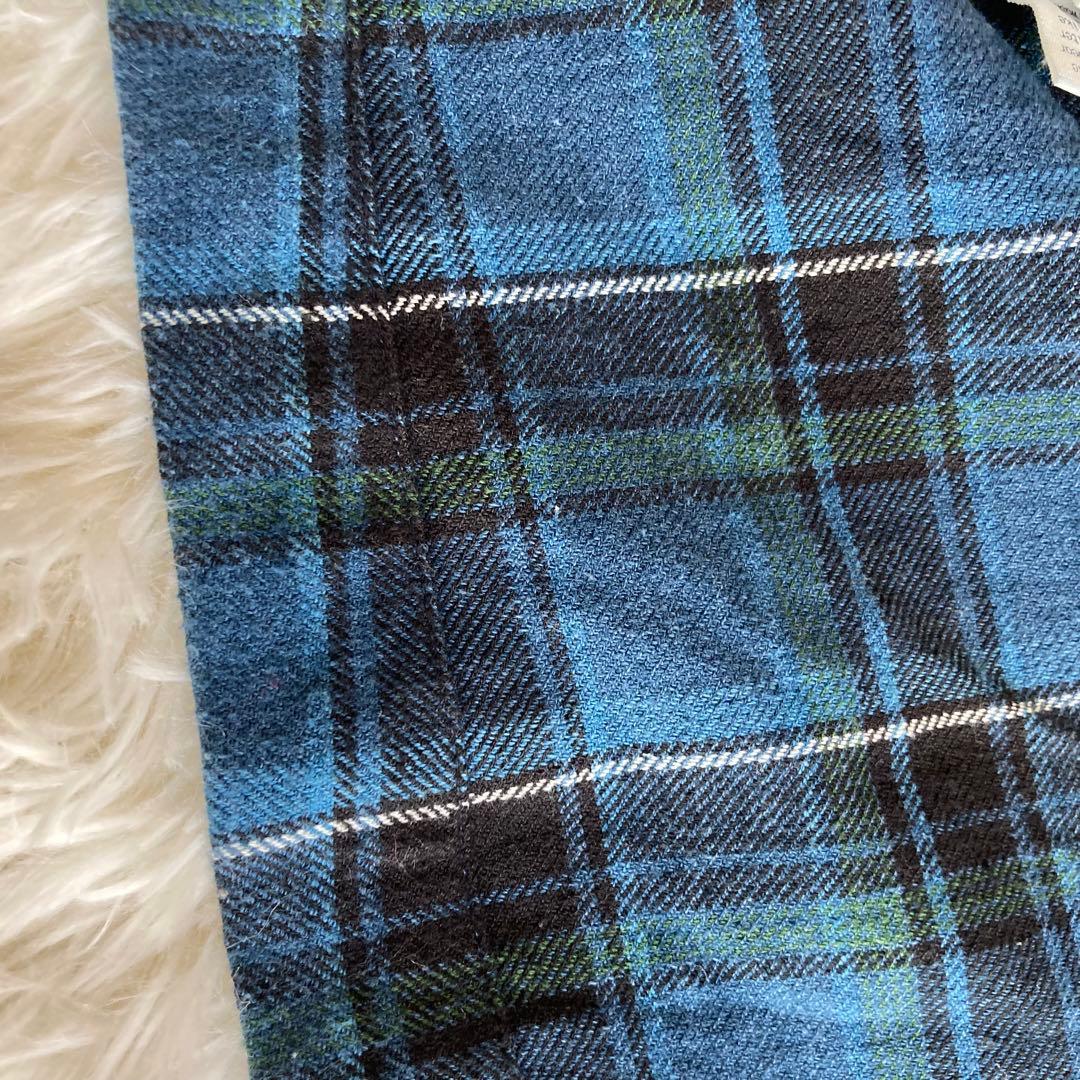 45R フォーティーファイブアール　フリル　ブラウス　チェック柄 サイズ2