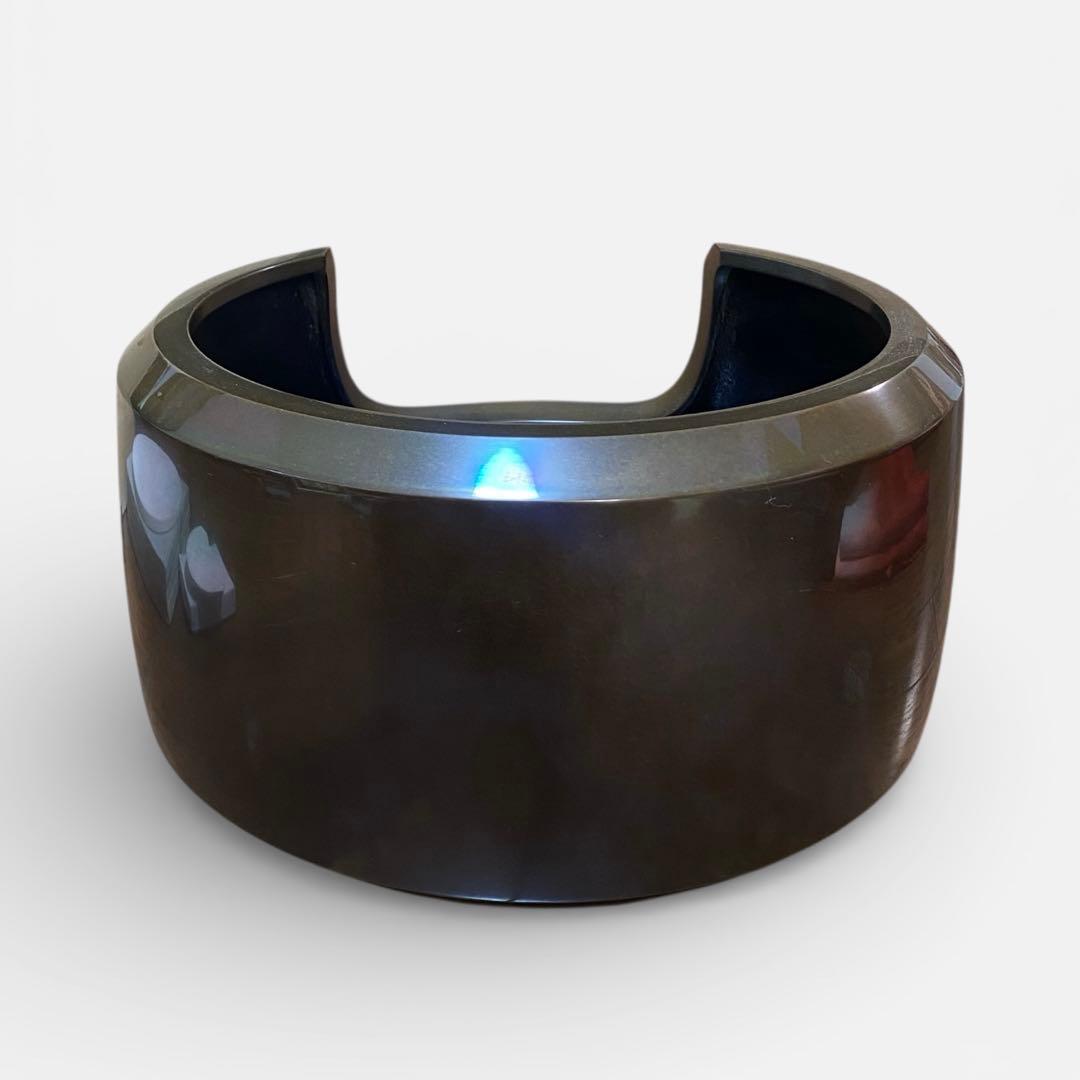 ◆風炉師 金谷浄雲 唐銅面取風炉 共箱 美品 付属品有 茶道具