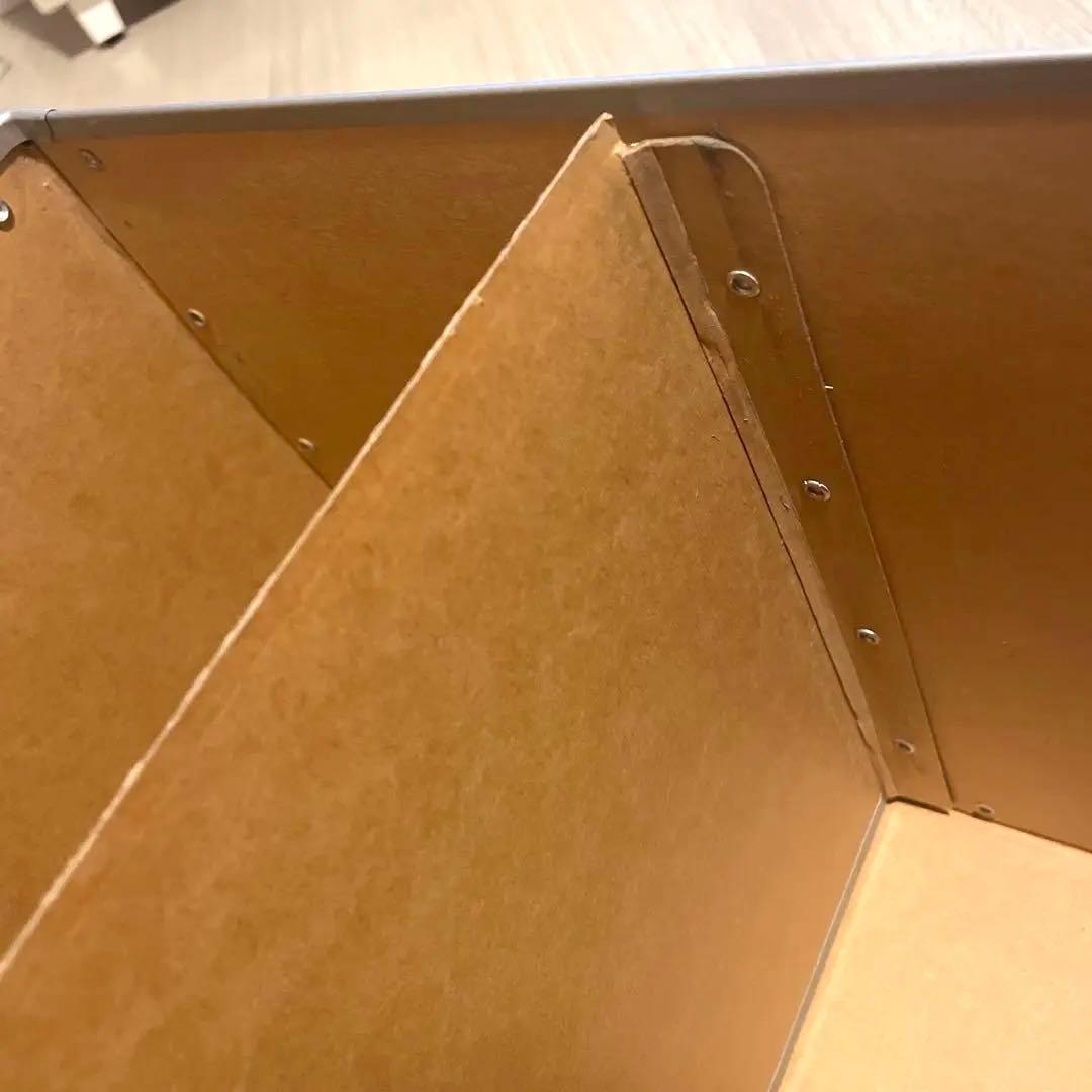 無印良品 スタッキングシェルフ 2段×3列 オーク 廃盤パルプボード収納2個付き