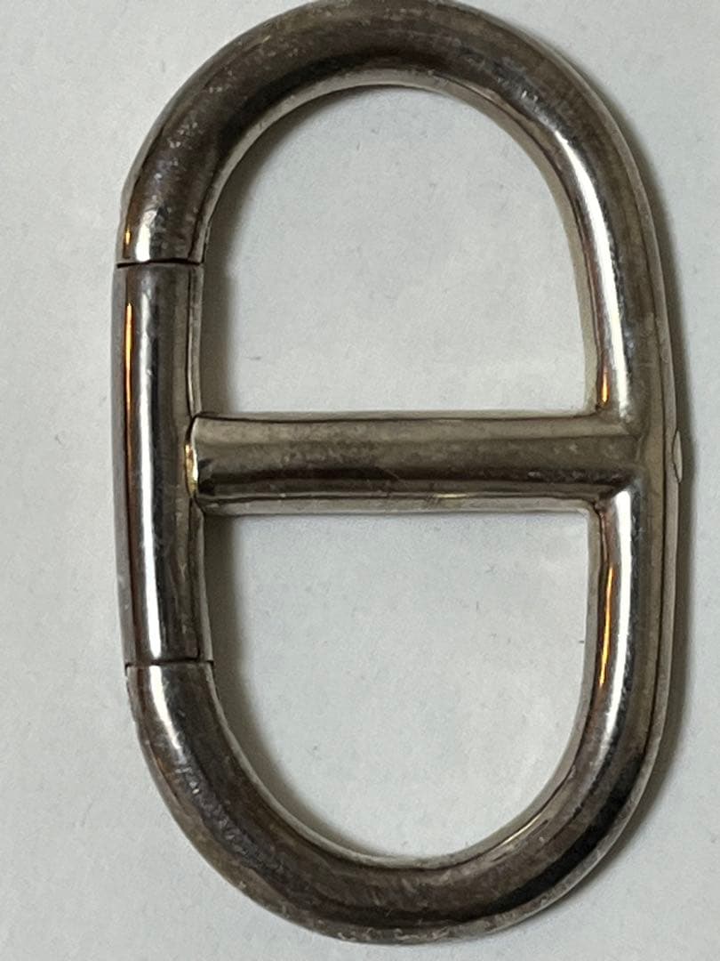 エルメス　シェーヌダンクル　カラビナ　正規店アフターケア済　キーリング