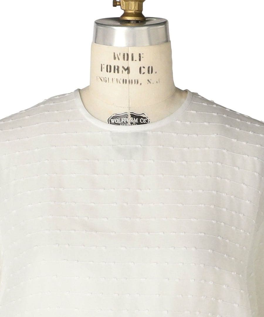 お値下げ＊ Drawer ネップノーカラーブラウス　38