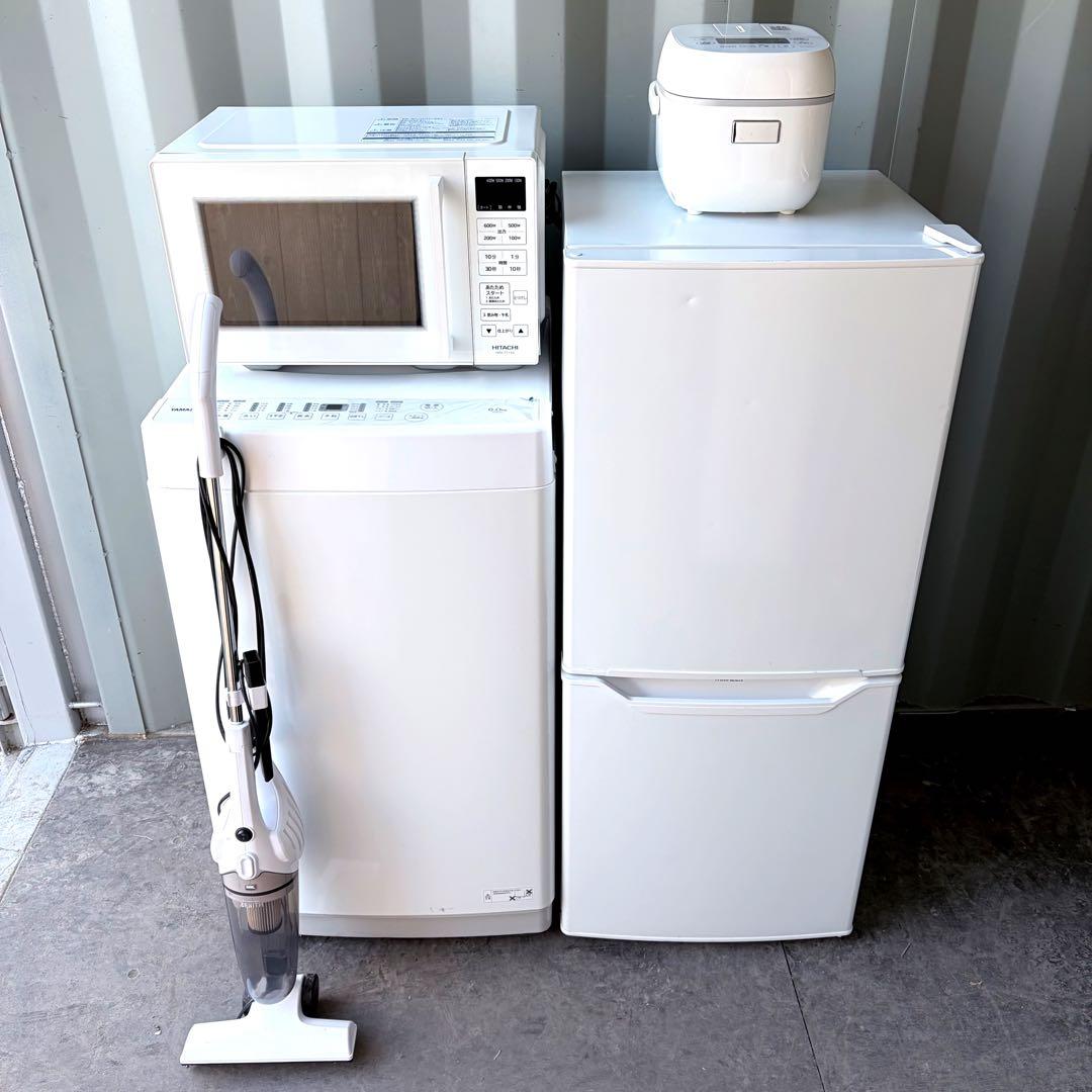 運搬取付無料！ホワイト純正メーカー5点セット！新生活・一人暮らしに！完動超美品！