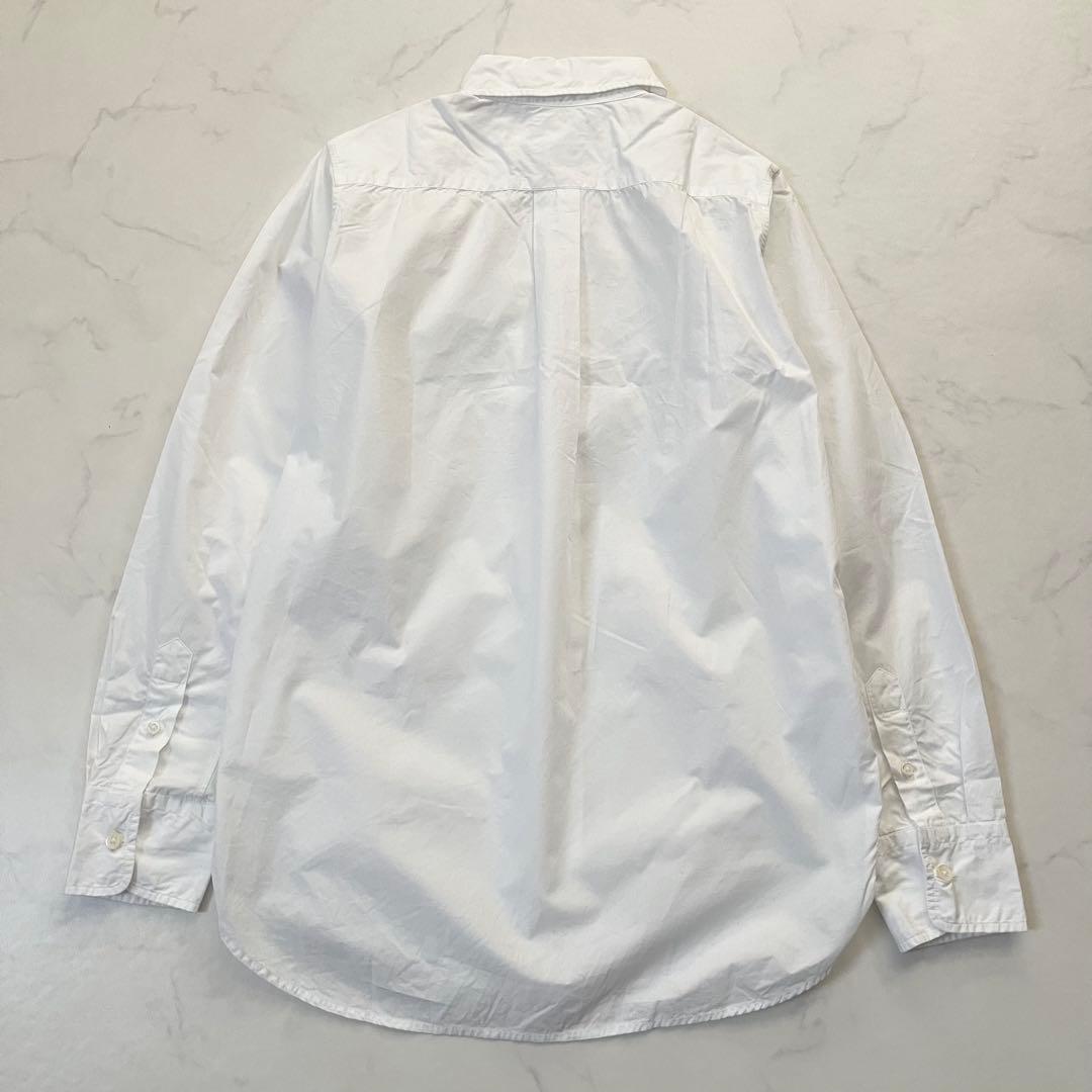 希少02サイズ　マディソンブルー マダムシャツ　B刺繍　ホワイト
