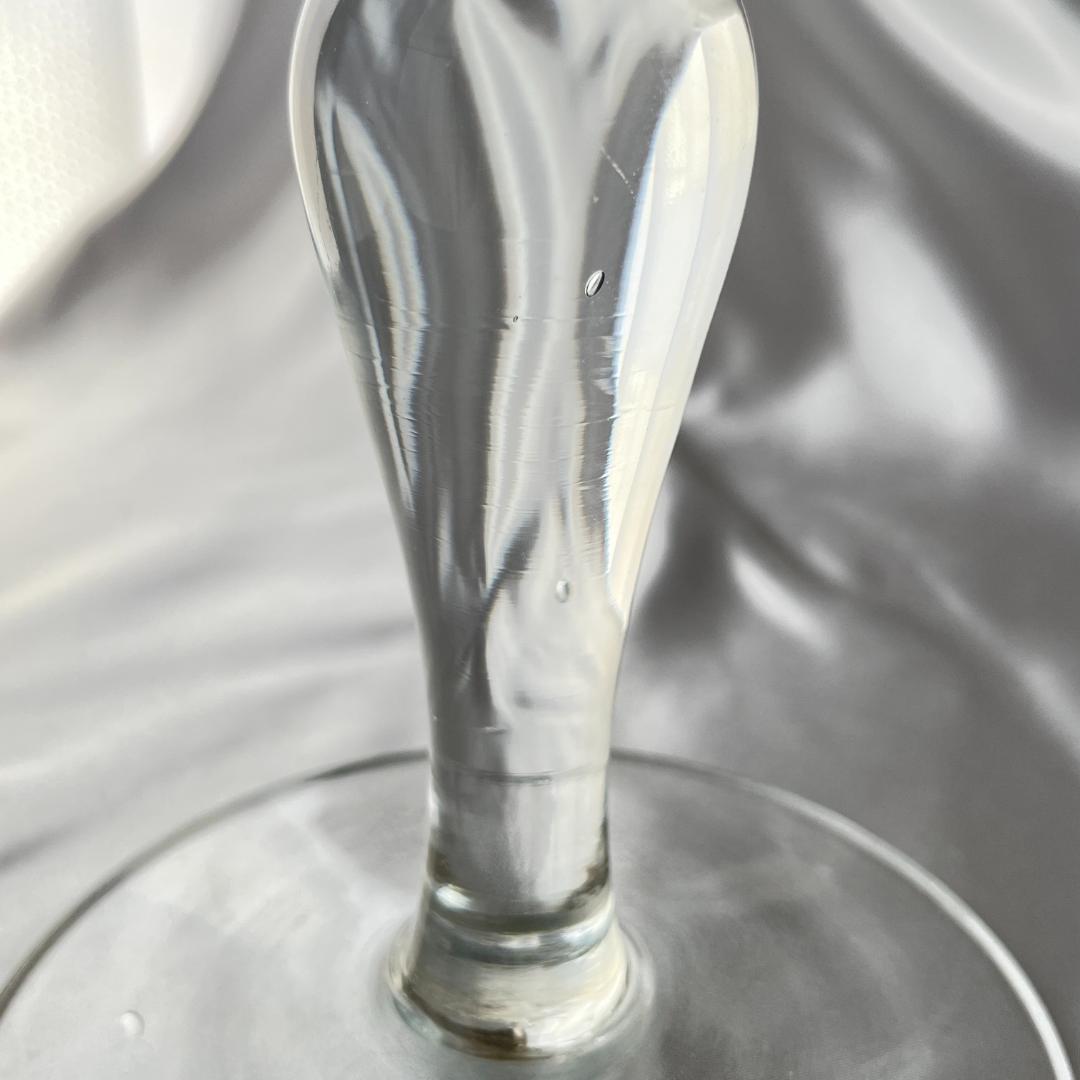 【英国】 クリスタルのケーキスタンド / オブジェスタンド【ガラス】