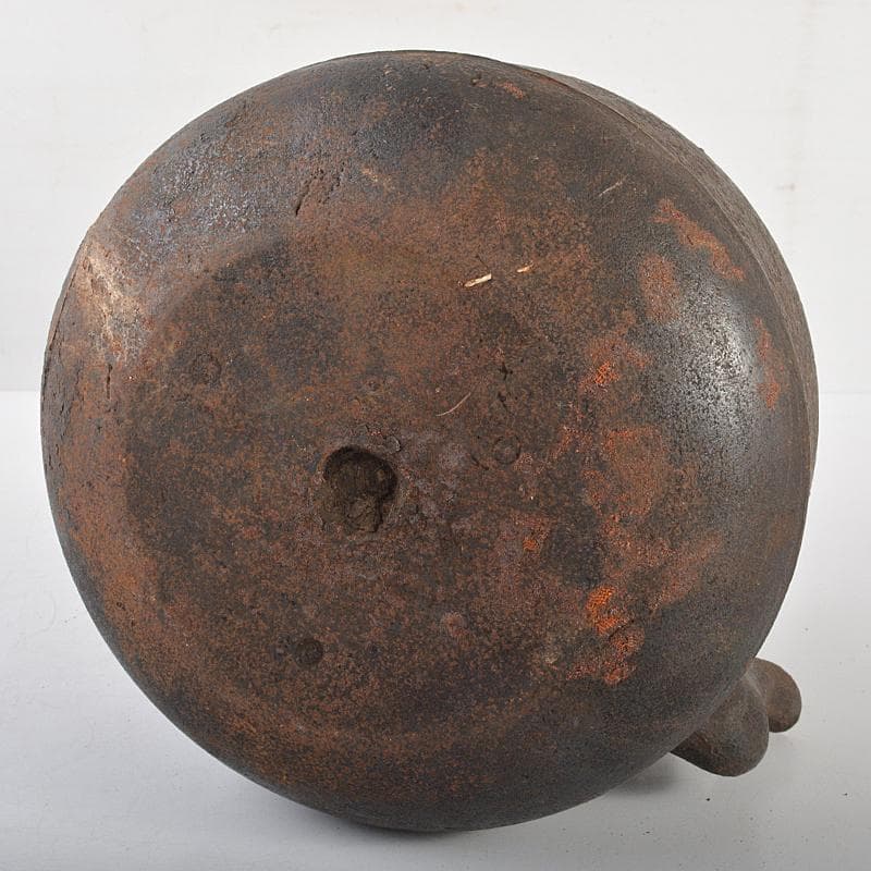 煎茶道具　手取釜　鉄瓶　鉄釜　時代箱付　C　R7077B