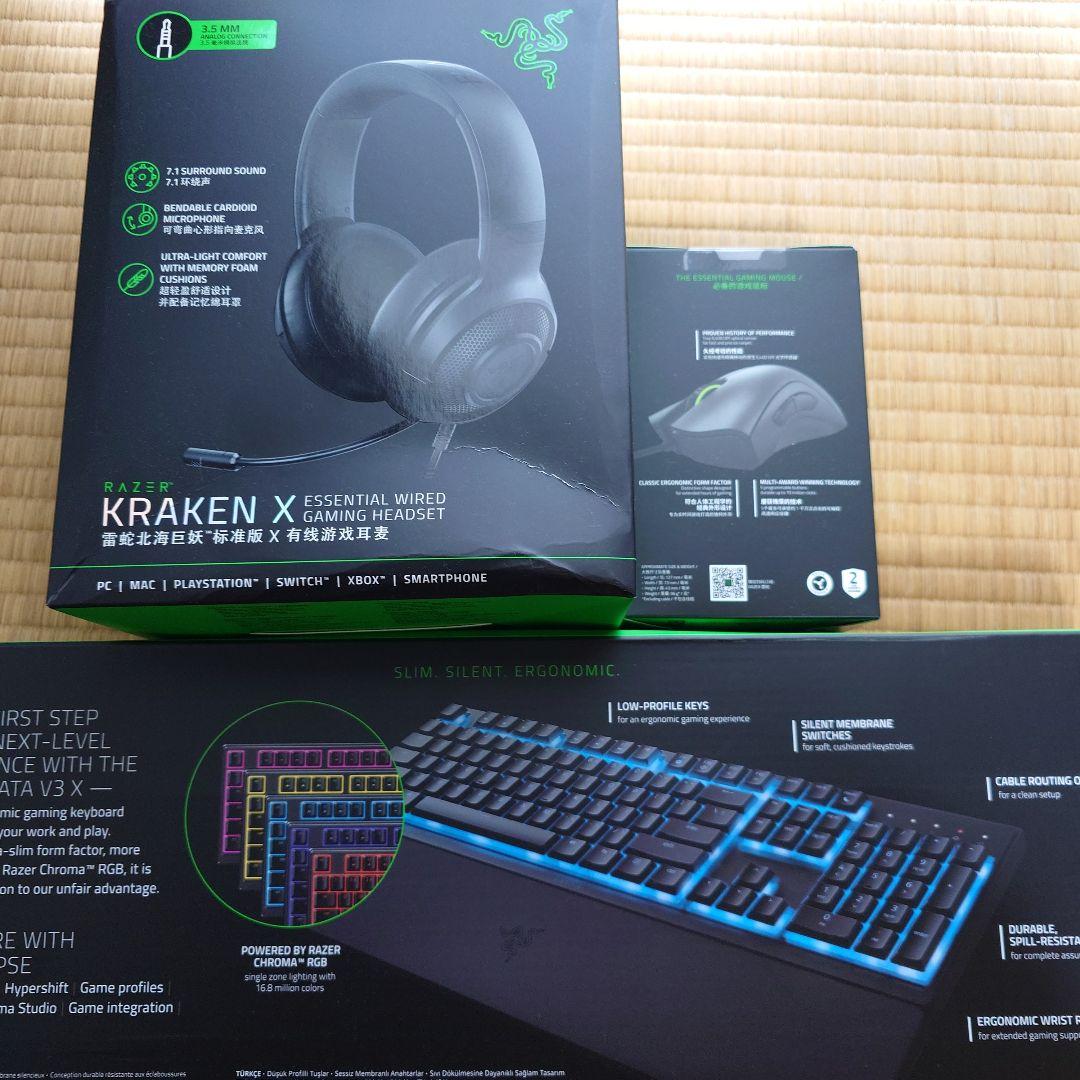 Razer キーボード、マウス、ヘッドセット