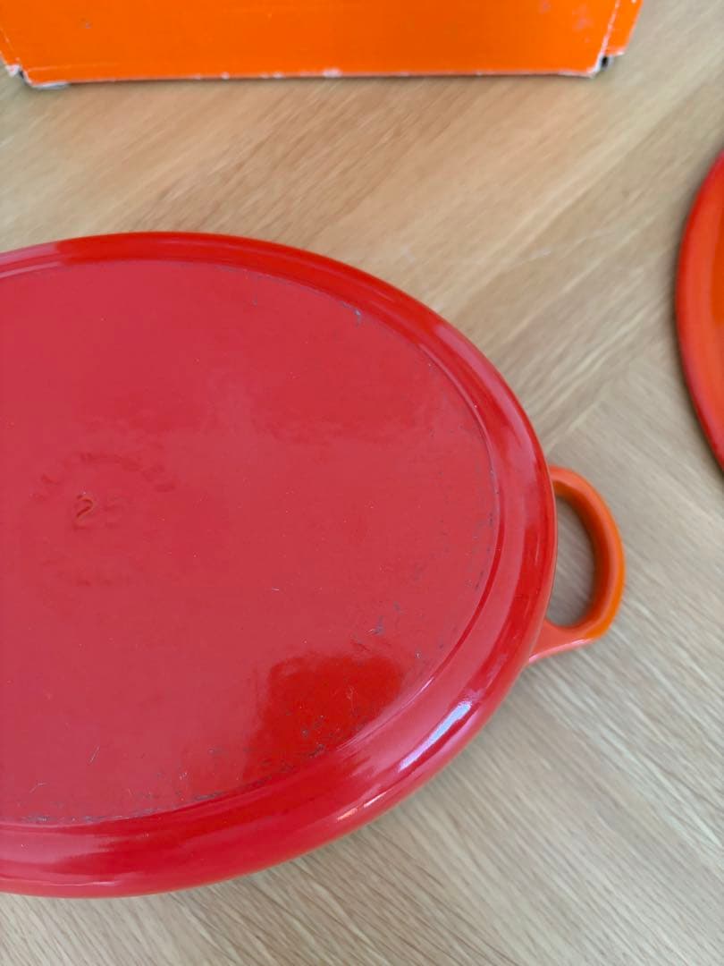 ル・クルーゼ　ココット オーバル　25cm オレンジ