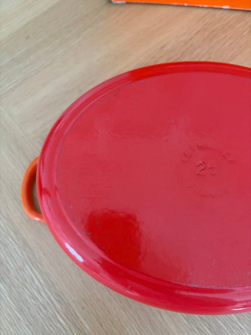 ル・クルーゼ　ココット オーバル　25cm オレンジ