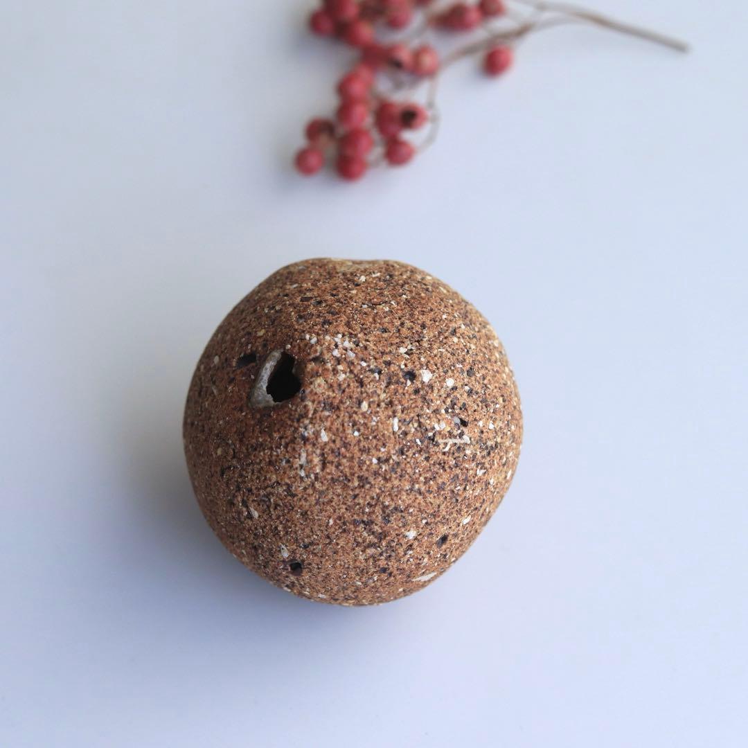 ☆岩田圭介　穴窯花入　花器　オブジェ　アート作品