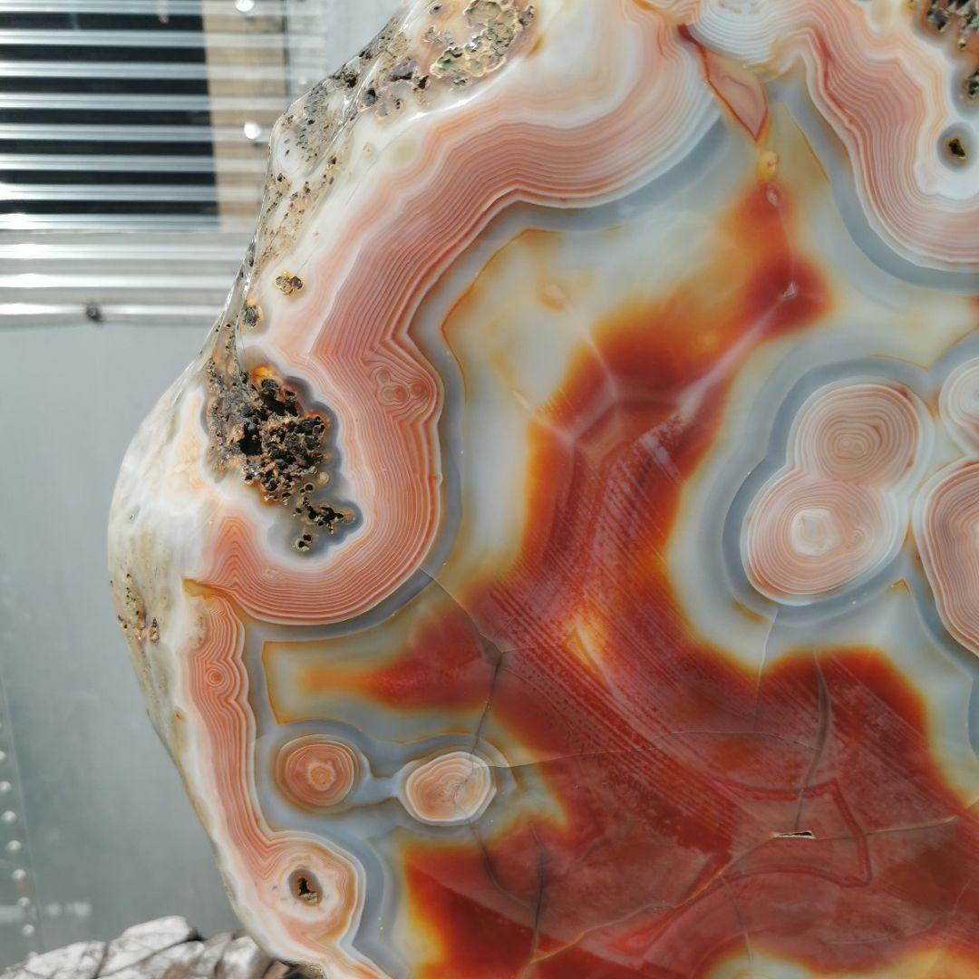 ブラジル産　アゲート　31.1キロ　鑑賞石　石　置物　オブジェ　インテリア