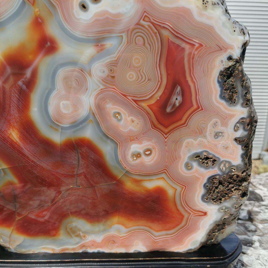 ブラジル産　アゲート　31.1キロ　鑑賞石　石　置物　オブジェ　インテリア