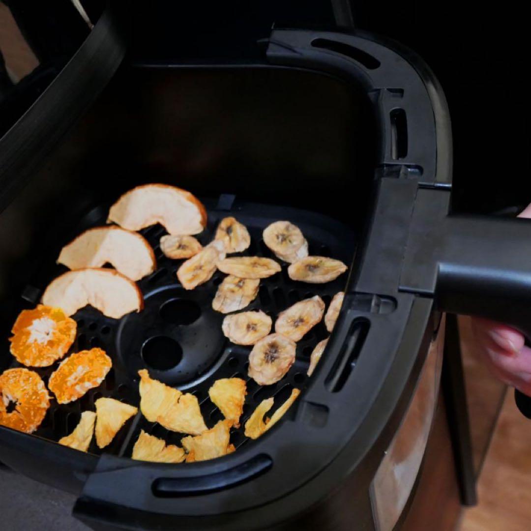 【匿名希望】 ノンフライヤー 大容量 レシピ本付 6.3L 簡単操作