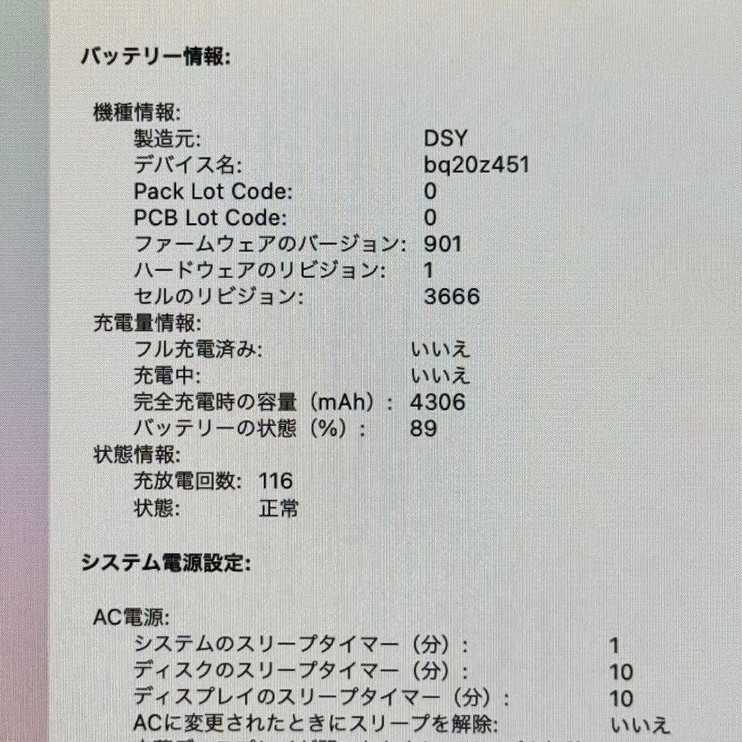 【極美品】MacBook Pro 13.3㌅ スペースグレー ZOOM/オフィス