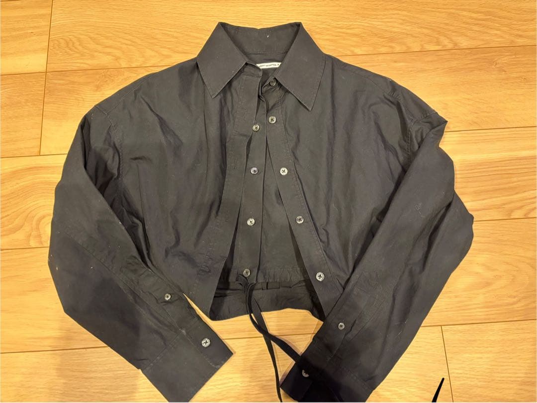 alexanderwang クロップドシャツ 長袖 クロップ