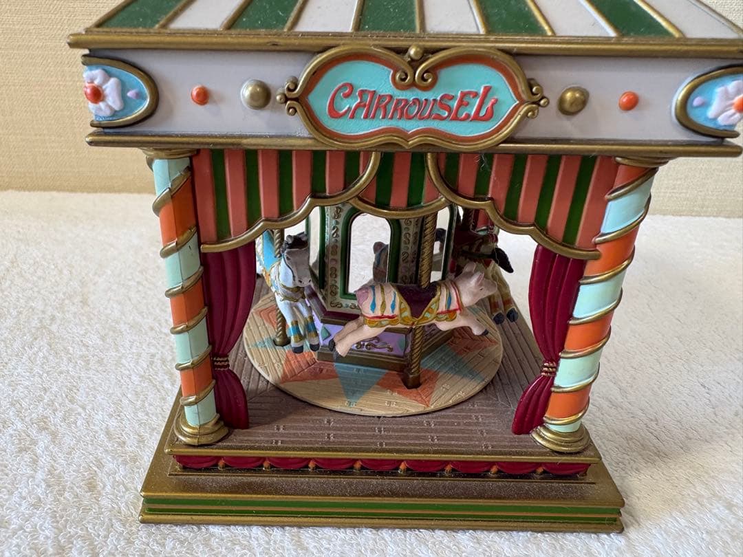 むらいこうじ　オルゴール　回転木馬　カルーセル　箱あり【ジャンク品】
