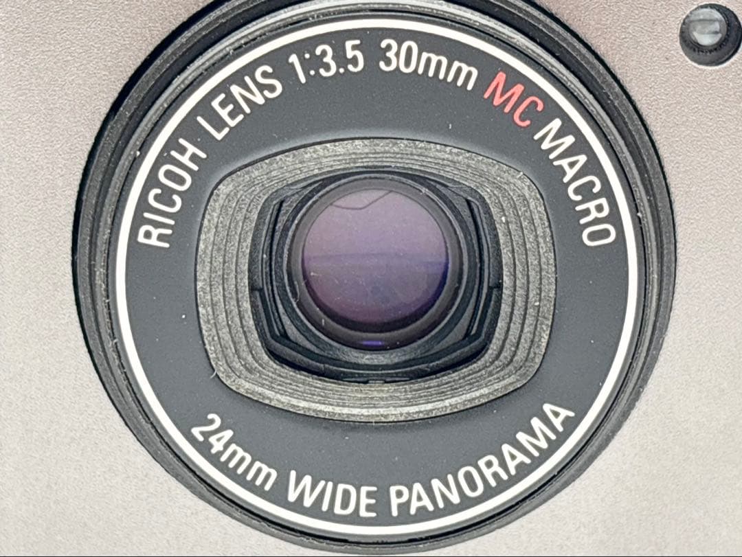 【完動品 極美品】RICOH R1s グレー フィルムカメラ 動作確認済