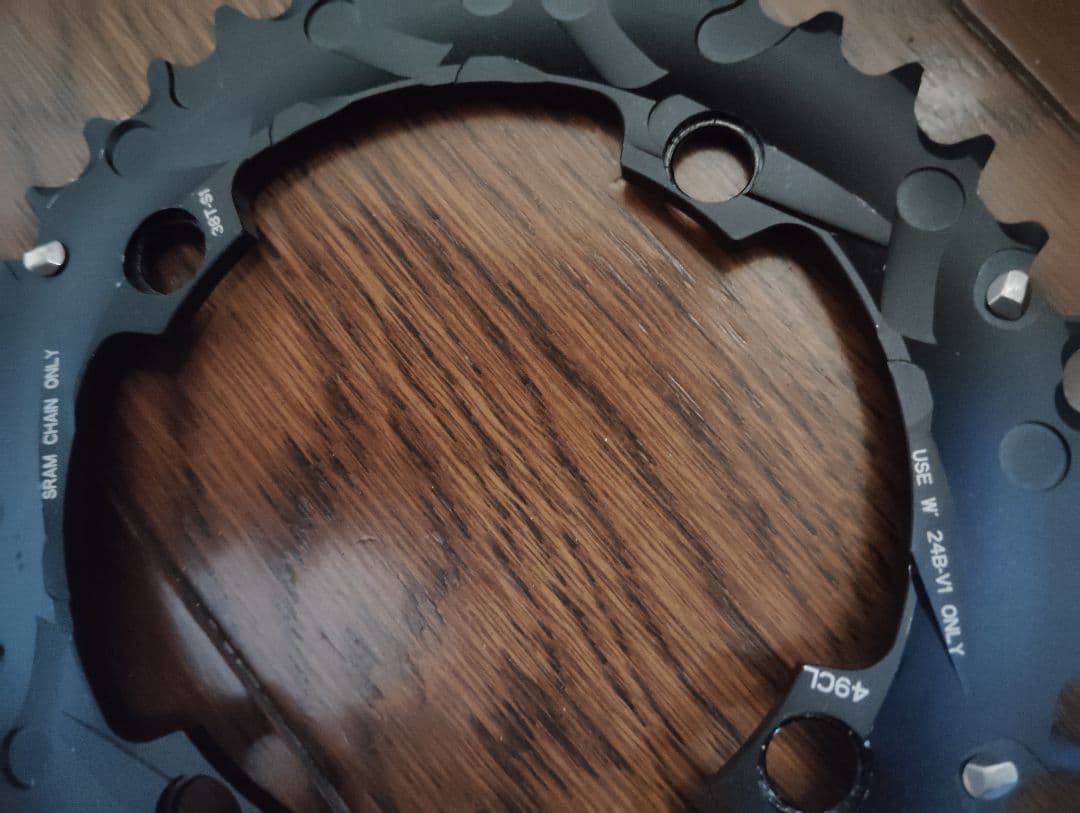 新品SRAM 10速対応 38T PCD104 チェーンリング &バッシュガード