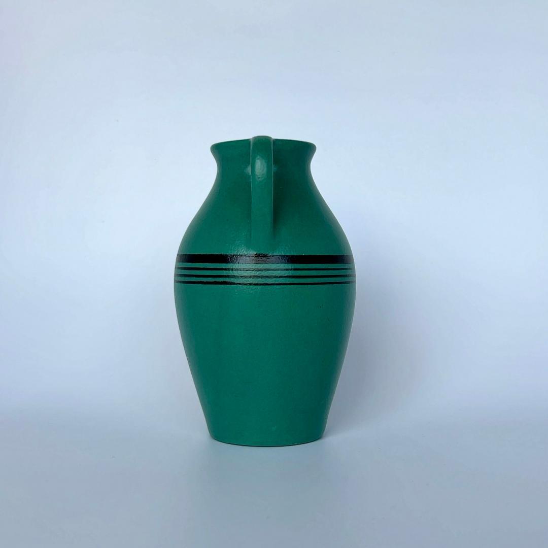 フラワーベース　アールデコ　オランダ陶器　花瓶　ゴーダ　アールヌーボー